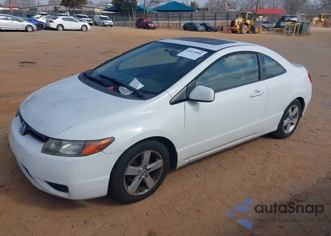 2007 Honda Civic Ex z USA, uszkodzony, nr VIN 2HGFG12817H549745